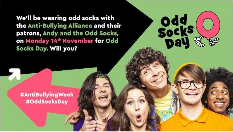 We wore Odd Socks to school in support of the Anti- Bullying campaign.